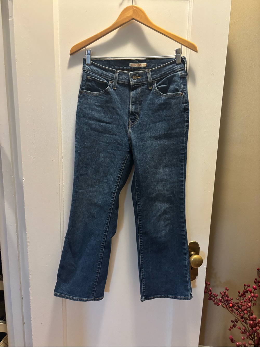 Levi’s High Waisted Crop Flare